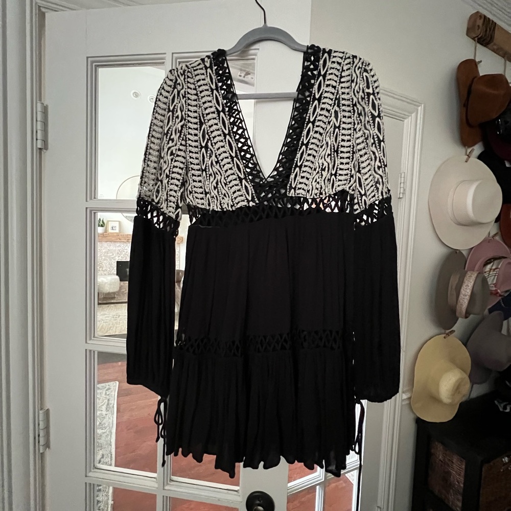 Free People embroidered dress